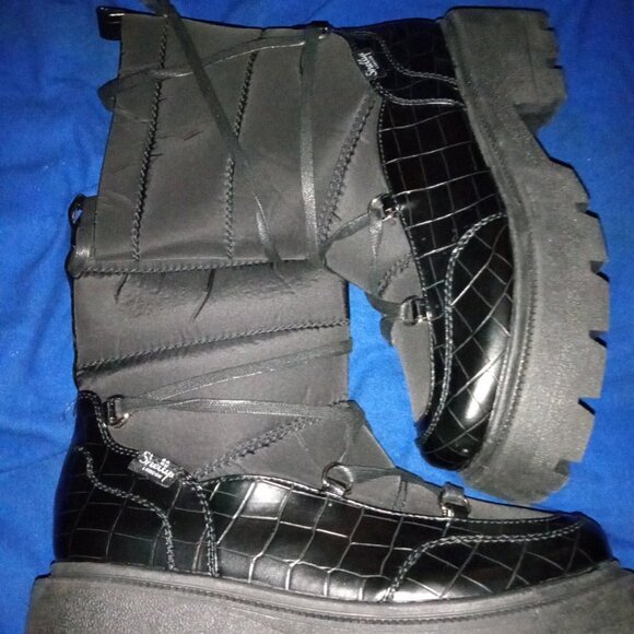 Shellys London BIG BLACK  Snowfall Snow Boots  ( BRAND NEW !!! ) - Picture 6 of 8